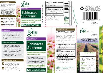 Gaia Herbs RapidRelief Echinacea Supreme - supplement