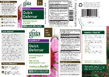 Gaia Herbs RapidRelief Quick Defense - supplement