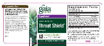 Gaia Herbs RapidRelief Sage & Aloe Throat Shield Spray - supplement