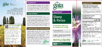 Gaia Herbs RapidRelief Sleep & Relax - supplement
