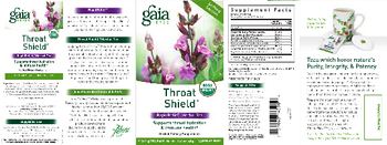 Gaia Herbs RapidRelief Throat Shield - herbal supplement