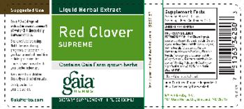 Gaia Herbs Red Clover Supreme - supplement