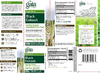 Gaia Herbs Single Herbs Black Cohosh - supplement