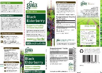Gaia Herbs Single Herbs Black Elderberry - supplement