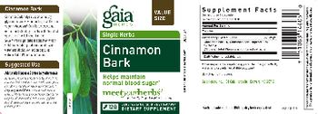 Gaia Herbs Single Herbs Cinnamon Bark - supplement