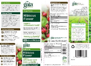 Gaia Herbs Single Herbs Hibiscus Flower - supplement