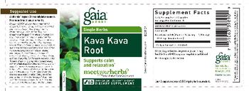 Gaia Herbs Single Herbs Kava Kava Root - supplement