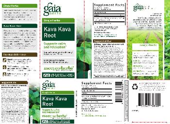 Gaia Herbs Single Herbs Kava Kava Root - supplement