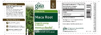 Gaia Herbs Single Herbs Maca Root - supplement