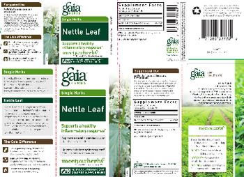 Gaia Herbs Single Herbs Nettle Leaf - supplement