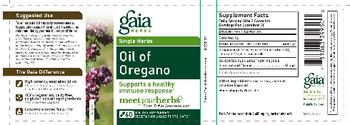 Gaia Herbs Single Herbs Oil Of Oregano - supplement