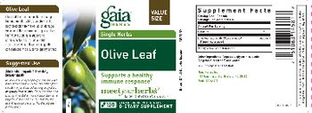 Gaia Herbs Single Herbs Olive Leaf - supplement