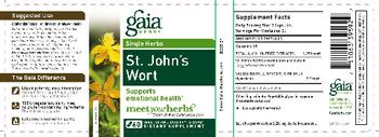 Gaia Herbs Single Herbs St. John's Wort - supplement