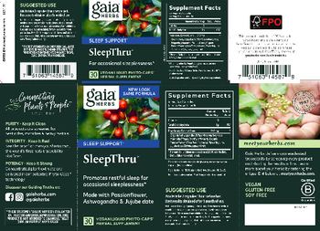 Gaia Herbs SleepThru - herbal supplement