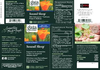 Gaia Herbs Sound Sleep - herbal supplement