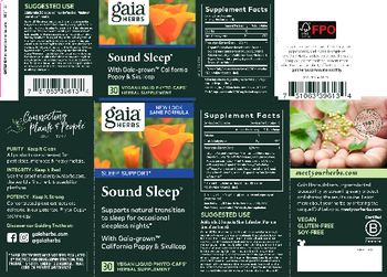 Gaia Herbs Sound Sleep - herbal supplement