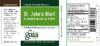 Gaia Herbs St. John's Wort Flower Buds & Tops - supplement