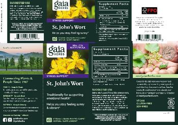 Gaia Herbs St. John's Wort - herbal supplement