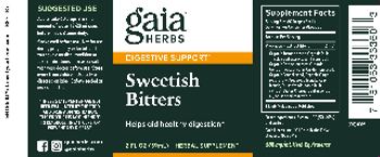 Gaia Herbs Sweetish Bitters - herbal supplement
