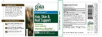 Gaia Herbs SystemSupport Hair, Skin & Nail Support - supplement