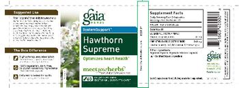 Gaia Herbs SystemSupport Hawthorn Supreme - supplement