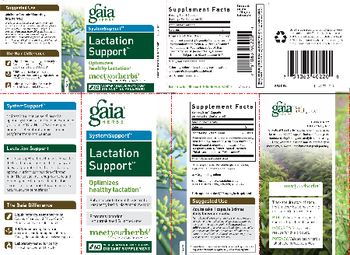 Gaia Herbs SystemSupport Lactation Support - supplement
