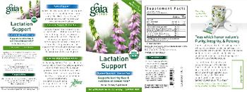 Gaia Herbs SystemSupport Lactation Support SystemSupport Herbal Tea - herbal supplement