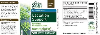 Gaia Herbs SystemSupport Lactation Support - supplement