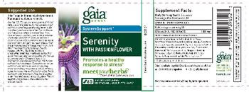 Gaia Herbs SystemSupport Serenity With Passionflower - supplement
