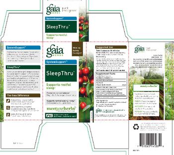 Gaia Herbs SystemSupport SleepThru - supplement