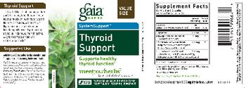 Gaia Herbs SystemSupport Thyroid Support - supplement