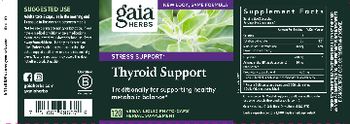 Gaia Herbs Thyroid Support - herbal supplement