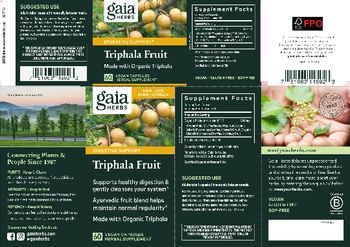 Gaia Herbs Triphala Fruit - herbal supplement