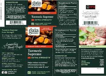 Gaia Herbs Turmeric Supreme Extra Strength - herbal supplement