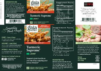 Gaia Herbs Turmeric Supreme Joint - herbal supplement