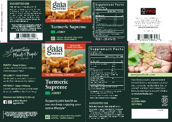 Gaia Herbs Turmeric Supreme Joint - herbal supplement