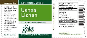 Gaia Herbs Usnea Lichen - supplement