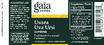 Gaia Herbs Usnea Uva Ursi Supreme - herbal supplement