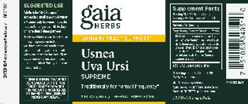 Gaia Herbs Usnea Uva Ursi Supreme - herbal supplement