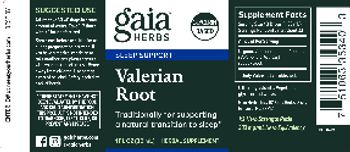 Gaia Herbs Valerian Root - supplement