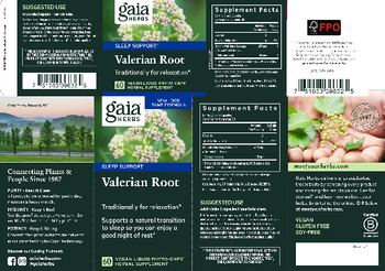 Gaia Herbs Valerian Root - supplement