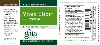 Gaia Herbs Vitex Elixir For Women - supplement