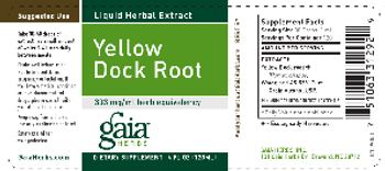 Gaia Herbs Yellow Dock Root - supplement
