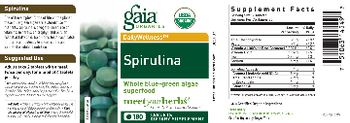 Gaia Organics DailyWellness Spirulina - supplement