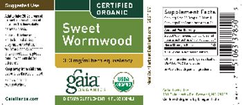 Gaia Organics Sweet Wormwood - supplement