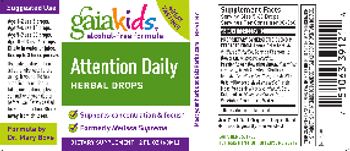 GaiaKids Attention Daily Herbal Drops - supplement