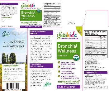 GaiaKids Bronchial Wellness For Kids - supplement