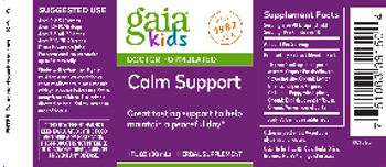 GaiaKids Calm Support - herbal supplement