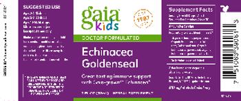 GaiaKids Echinacea Goldenseal - herbal supplement