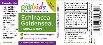 GaiaKids Echinacea Goldenseal Herbal Drops - supplement